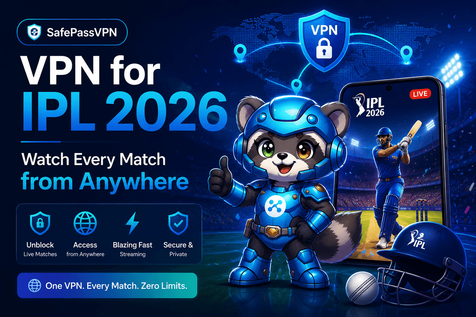 VPN for IPL 2026 — Watch Every Match from Anywhere